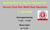 Sommerfestprogramm 01.07.2023